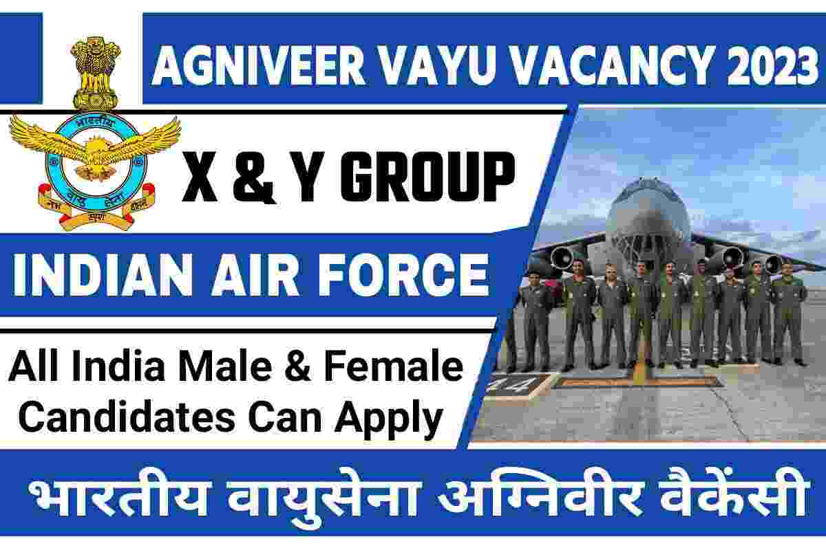 Indian Air Force Agniveer Vayu 2023 Apply Now Here Rojgar Bharti