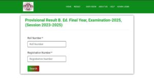 BRABU B.Ed 2nd Year 2023-25 Result